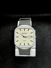 Mast. Grey Belt Grey Dial