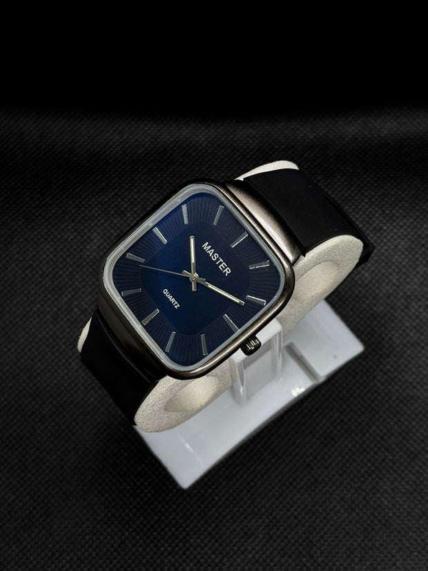 Mast.Black Belt Black Dial