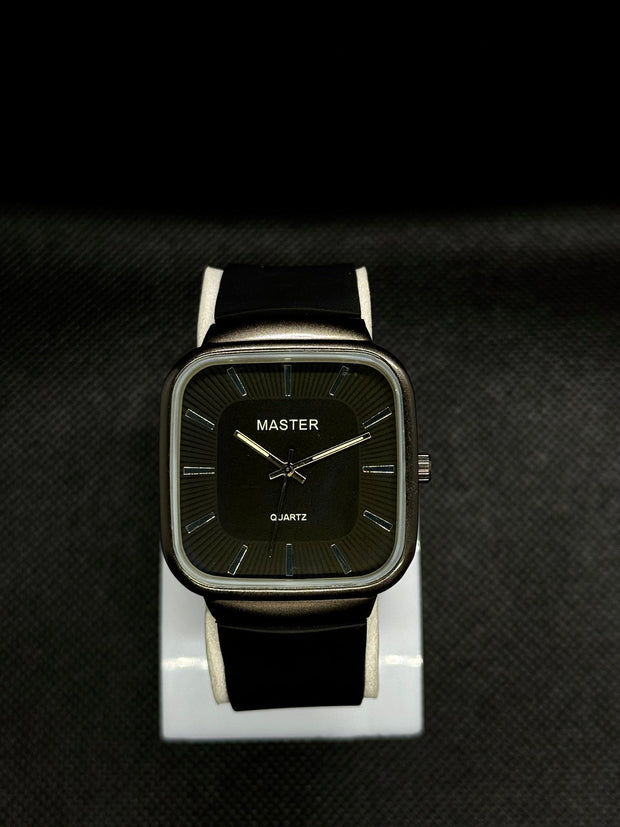 Mast.Black Belt Black Dial