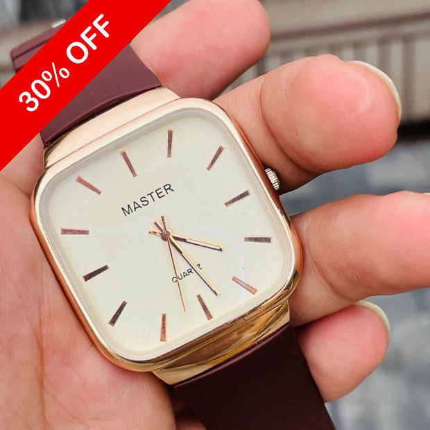 Mast.Brown Belt Brown Dial