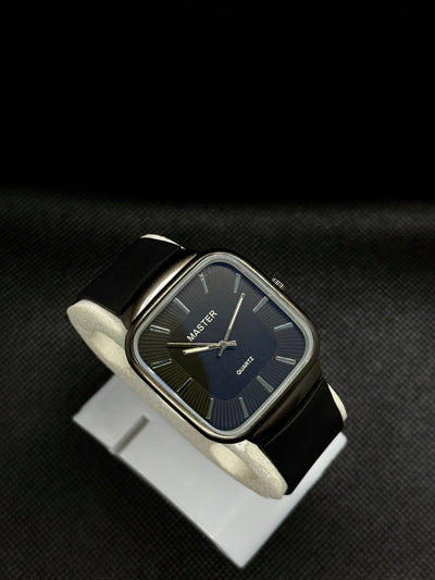 Mast.Black Belt Black Dial