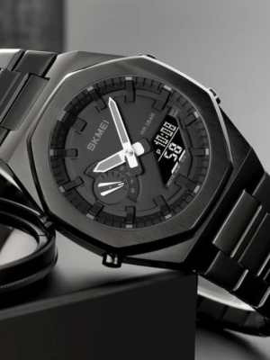 Original SKM World Time Watch Black