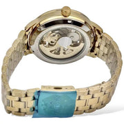 Skeleton Automatic Watch Golden Chain With golden Dial