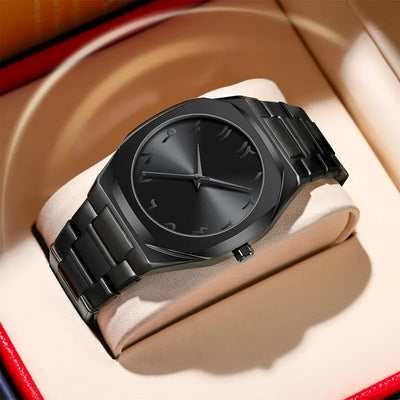 Arabic Dial full Mat Black chain