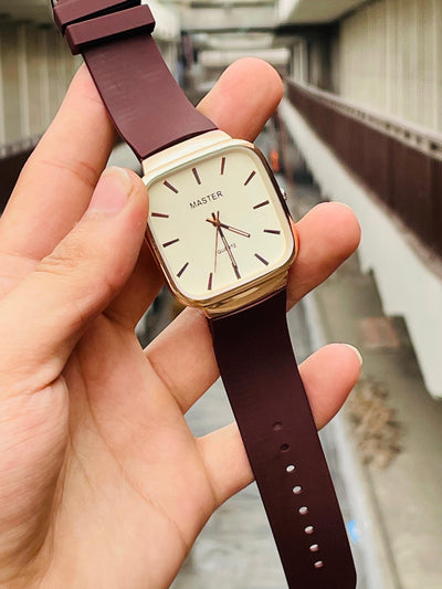 Mast.Brown Belt Brown Dial