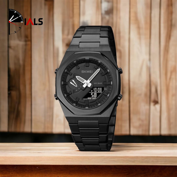 Original SKM World Time Watch Black